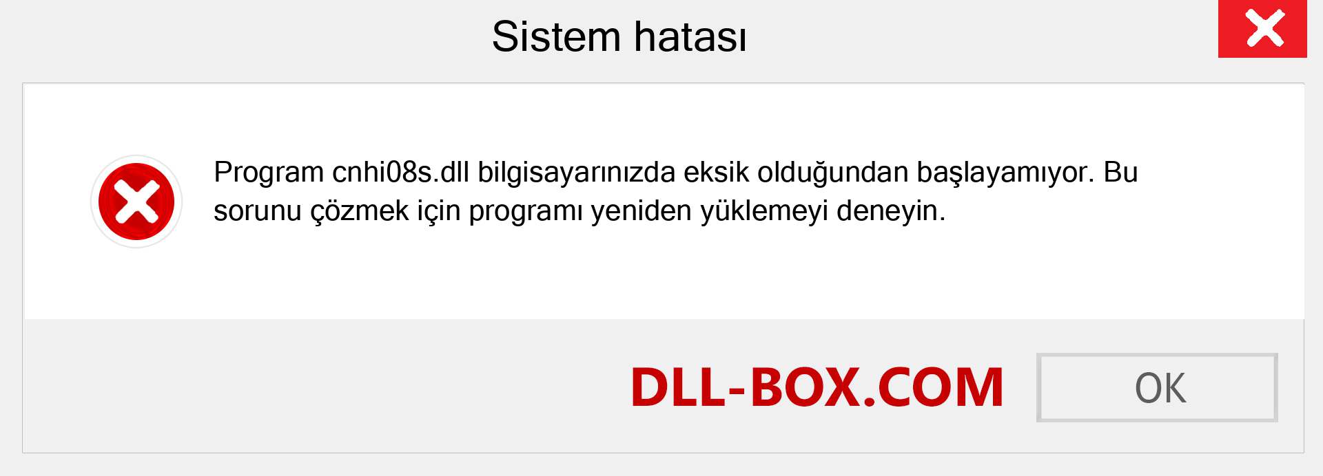 cnhi08s.dll dosyası eksik mi? Windows 7, 8, 10 için İndirin - Windows'ta cnhi08s dll Eksik Hatasını Düzeltin, fotoğraflar, resimler